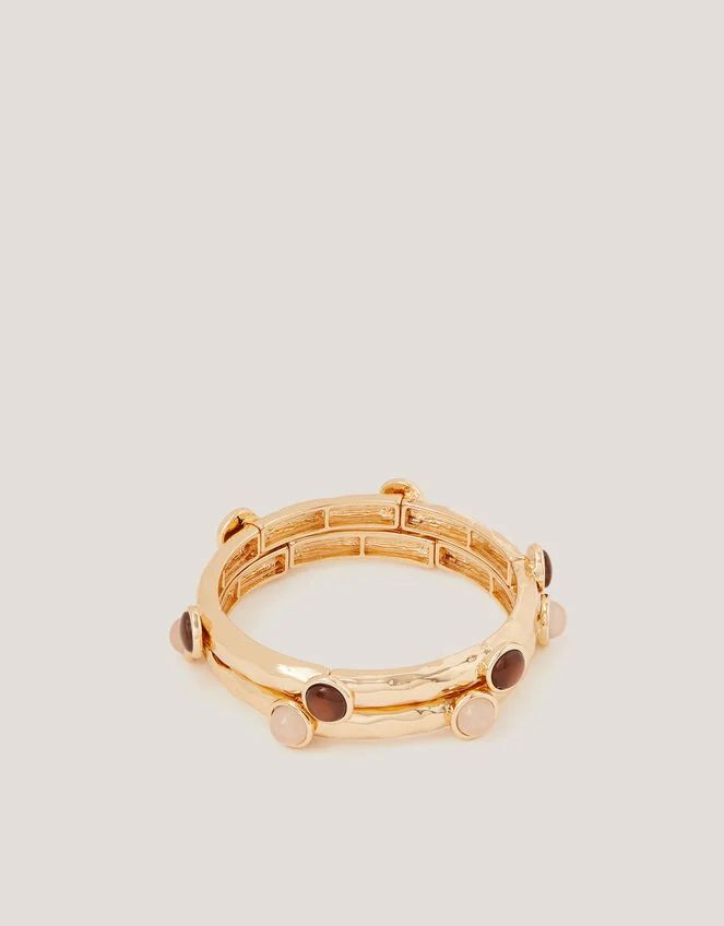 Twin Gemstone Bracelets